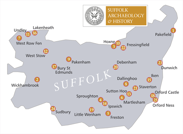 Suffolk map